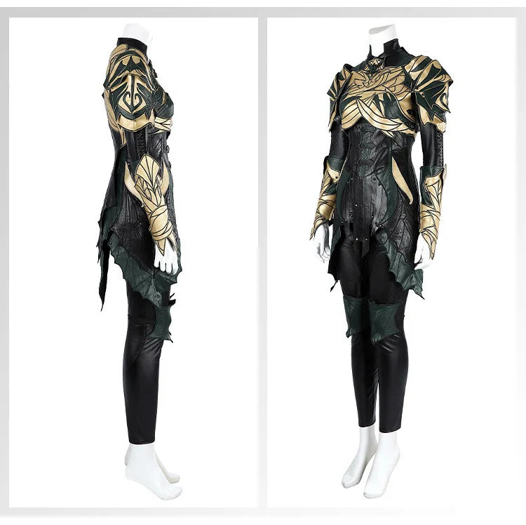 Game Baldur's Gate 3 Minthara Cosplay Costume Women Leathe Battle Suit with Accessories Halloween Carnival Party Outfits