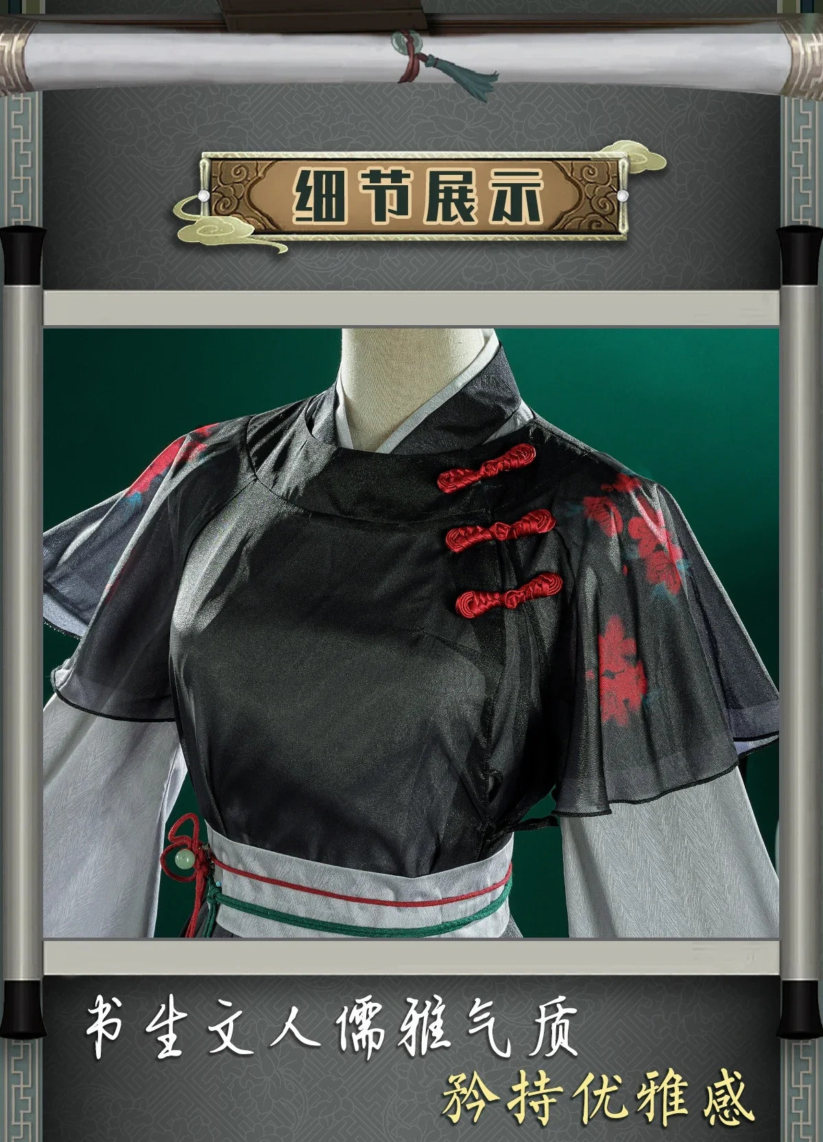 Game Identity Ⅴ Wu Chang White Guard Black Guard Cosplay Costume Uniform Halloween Carnival Party Play Role Clothes Clothing