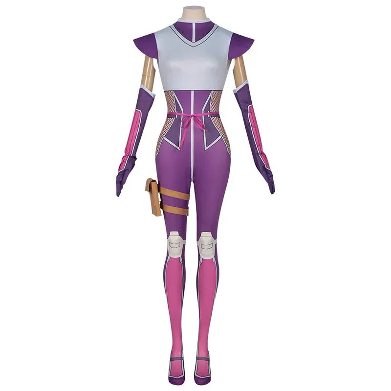 Momochi Ayame Cosplay Costume Jumpsuit Anime I'm Living with An Otaku NEET Kunoichi Headwear Halloween Party Women Girls Props