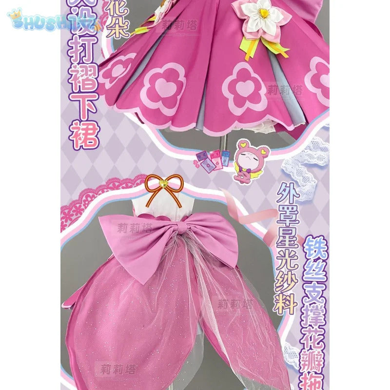Shusheng-N Anime Pripara Kanon Cosplay Costume Halloween Carnival Sweet Lolita Dress Wig Props Accessories Uniform Woman New Kanon Set