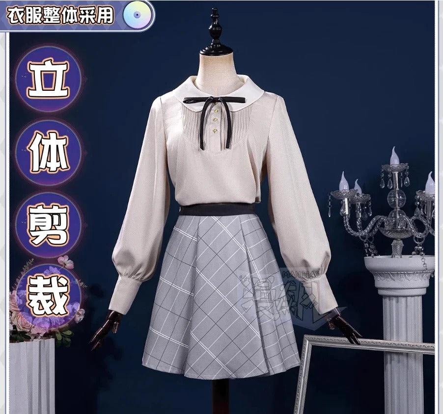 Shusheng-R BanG Dream! Ave Mujica Cosplay Sakiko Togawa Oblivionis Costume Shirt, skirt, socks, tie, Halloween party sweet JK uniform set