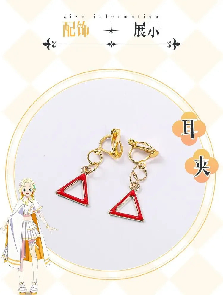 Mitsumata Choko Anime Maebashi Witches Cosplay Costume Top cloak skirt headwear socks hair clip Halloween JK sweet girl uniform