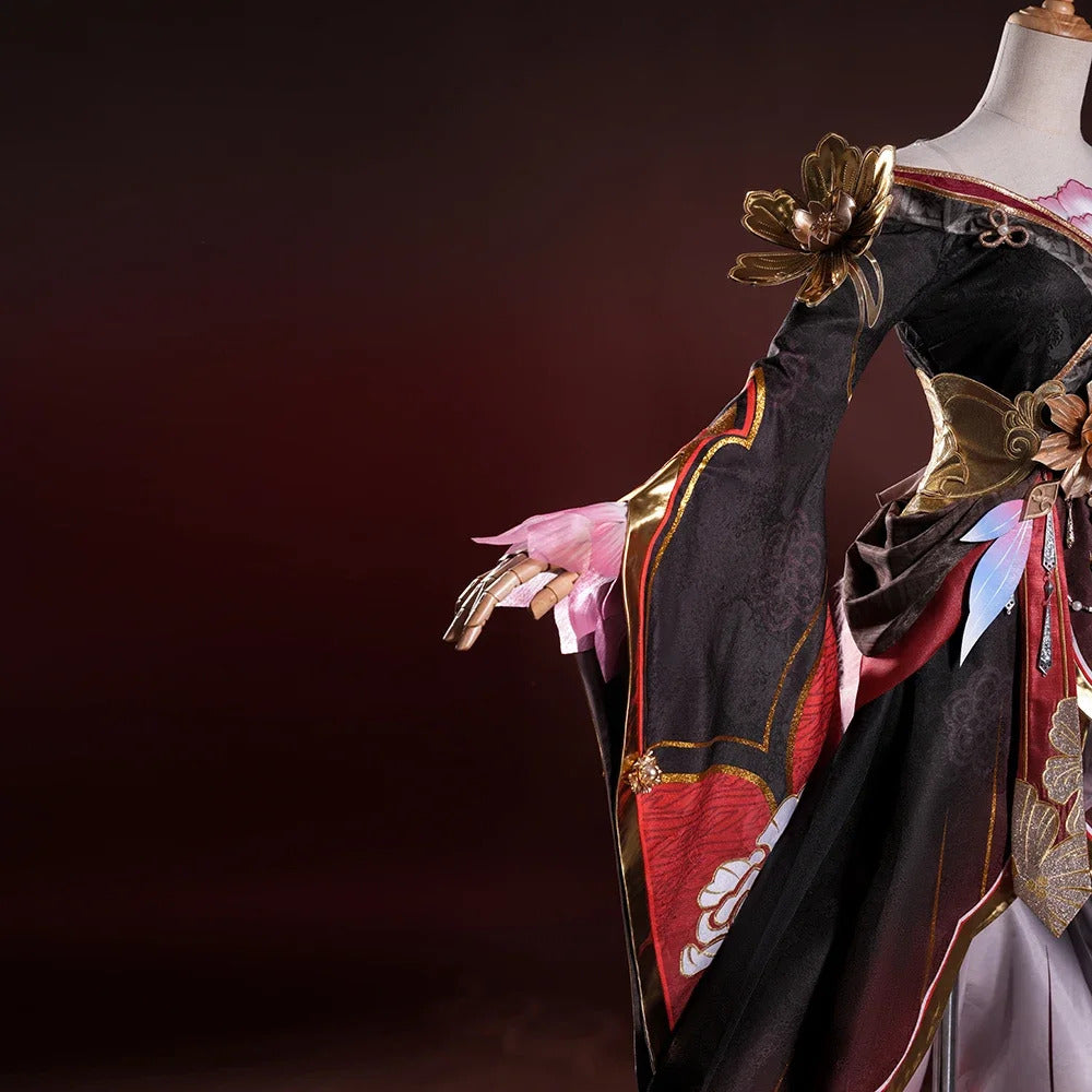 Honkai star rail fugue cosplay dress ingyun pajamas tail hairpins Xianzhou Luofu Halloween party prop Shusheng