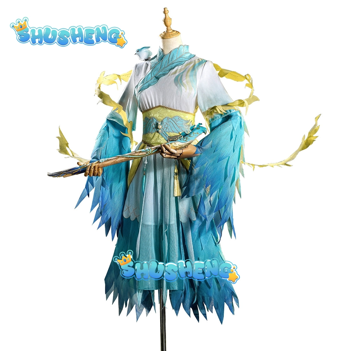 Identity V Qi Shiyi Antiquarian Game Suit Elegant Dress Uniform Cosplay Costume Halloween Party Role Play Outfit