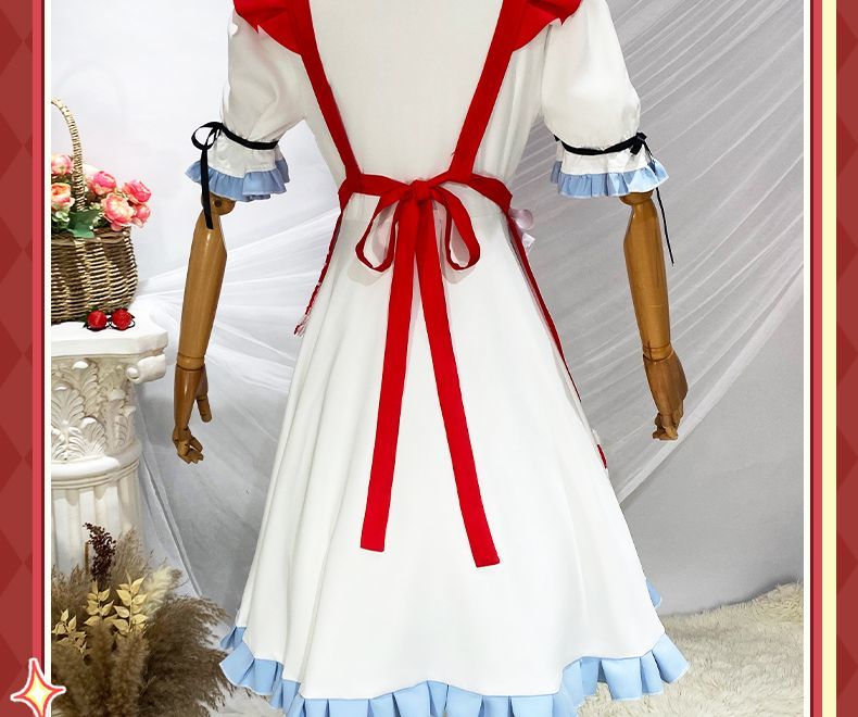 Identity V Grace Naiad Game Suit Sweet Lovely Maid Dress Cosplay Costume Halloween Party Role Play Outfit Women