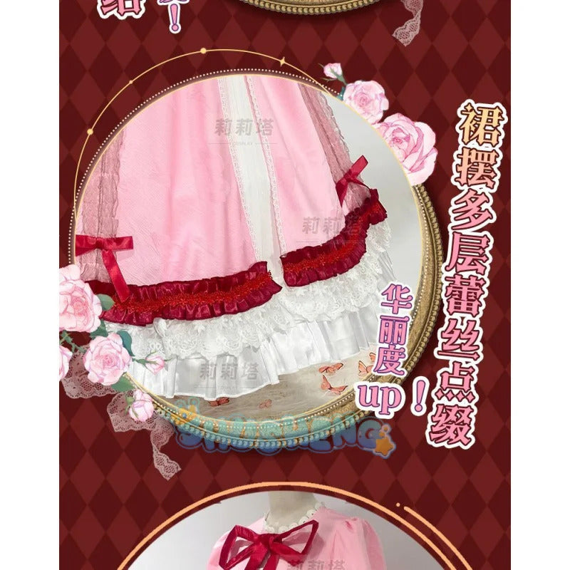 Anime Rozen Maiden Hinaichigo Souseiseki Cosplay Costume Halloween Carnival Sweet and Cute Lolita Dress and Accessories Girl Set