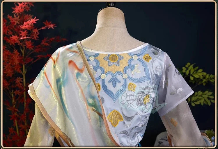 Shusheng-R Identity Ⅴ Emily Dyer Doctor Lydia Jones Cosplay Costume Halloween carnival Gorgeous Chinese style dress accessories prop set