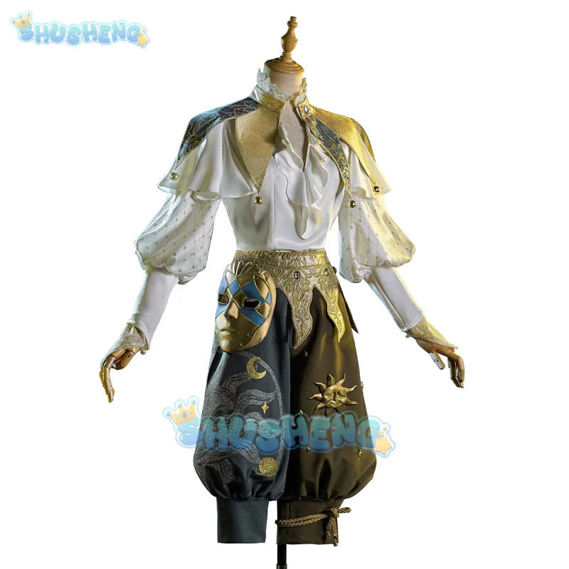 Game Identity ⅤJoker Weeping Clown Cosplay Costume The Extinguished Sun Uniform Halloween Carnival Party Play Role Clothing