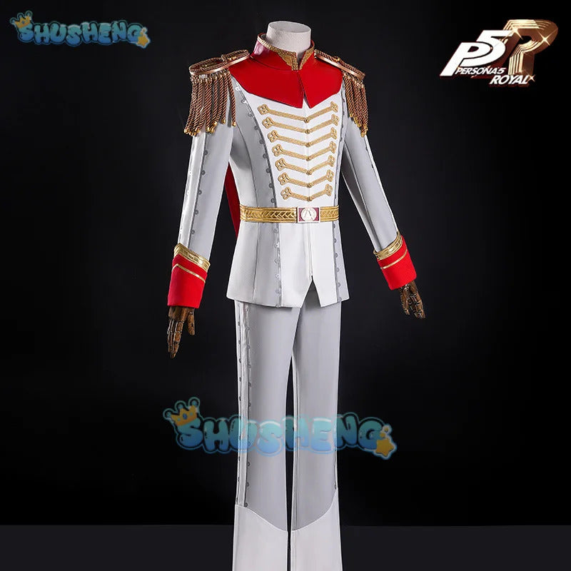Anime Person 5 Akechi Goro Cosplay Costume Strange Thief Uniform Halloween Carnival Party Christmas Play Role Clothes