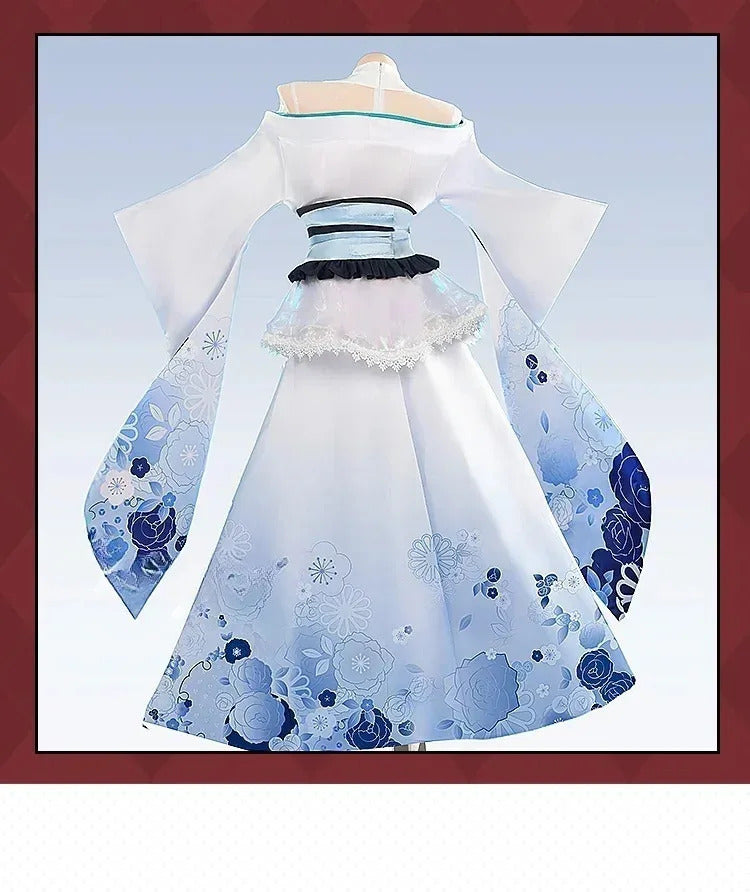 NIKKE:The Goddess of Victory Cinderella Cosplay Costume Halloween Party Elegant Kimono Dress Props Wig Gloves Woman New Uniform