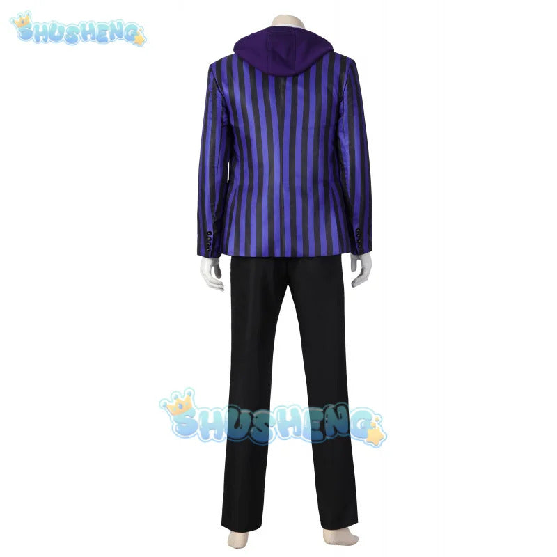 Wednesday 2 Xavier Thorpe Ajax Petropolus Cosplay Costume Nevermore Academy Uniform Halloween Carnival Party Christmas Play Role