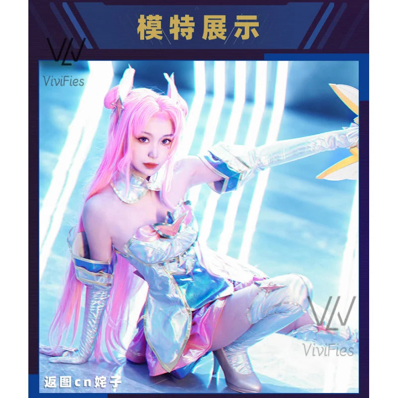 Star Guardian Kaisa Cosplay League of Legends/LOL: Star Guardian Kai'Sa SG Costume Ahri Akali Halloween Costumes