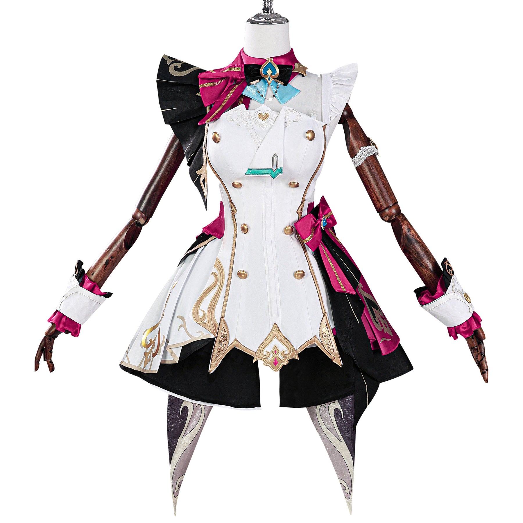 Game Genshin Impact Escoffier cosplay costume Escoffier cosplay wig Escoffier cosplay shoes