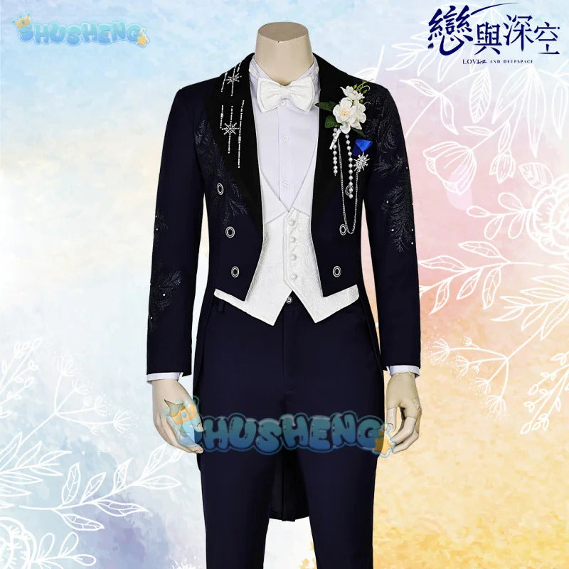 Love and Deepspace Zayne Cosplay Costume Everlasting Vow Shirt Party Fashion Handsome Uniform Halloween Role Play Clothing