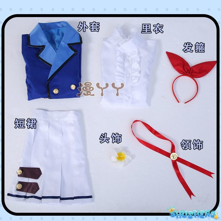 Anime Aikatsu Hoshimiya Ichigo Shibuki Ran Kiriya Aoi Cosplay Costume Starlight School JK Campus Uniform Woman Kawaii Suit