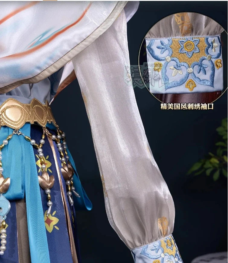 Shusheng-R Identity Ⅴ Emily Dyer Doctor Lydia Jones Cosplay Costume Halloween carnival Gorgeous Chinese style dress accessories prop set