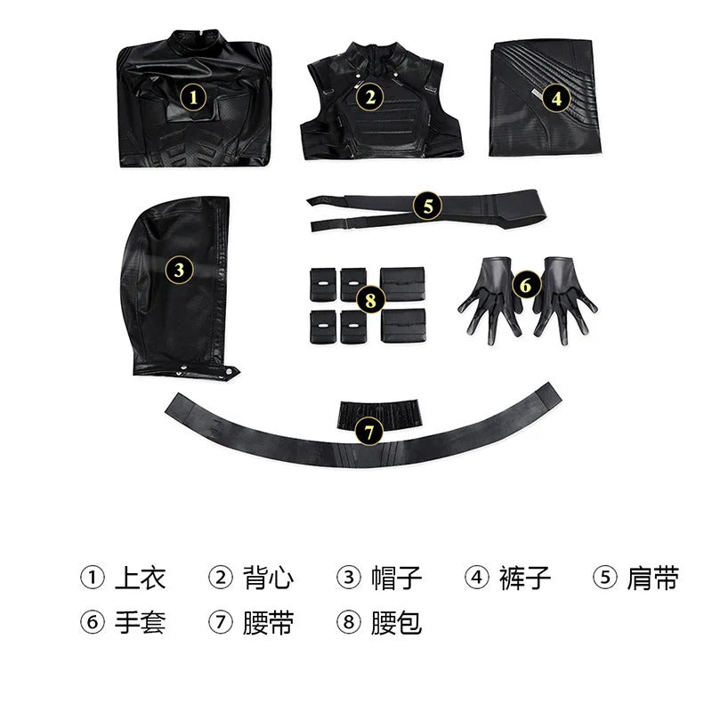 Thunderbolts Ghost Cosplay Costume Uniform Halloween Carnival Party Christmas Play Role Clothes Clothing for Women