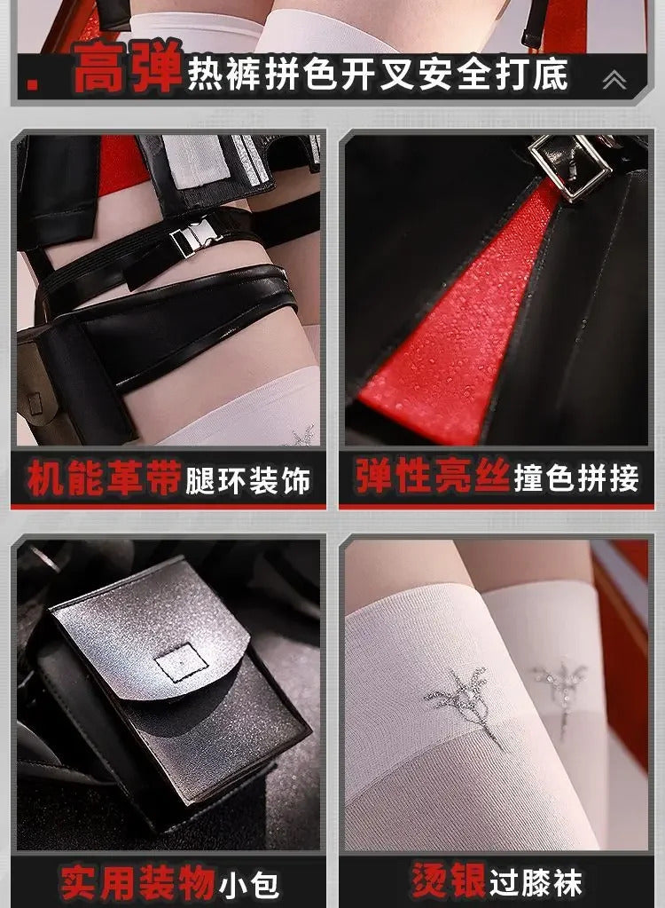 Exusiai the New Covenant Cosplay Costume Game Arknight Uniform Halloween Carnival Party Christmas Play Role Clothes Clothing
