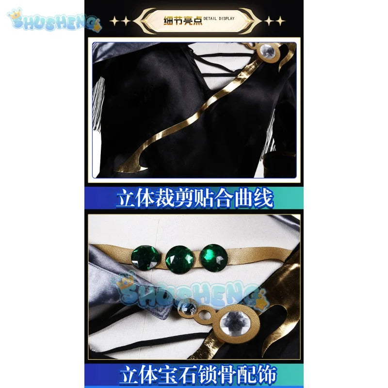 Final Fantasy XIV FF14 Astrologian Cosplay Costume Halloween Carnival Costume Support Customization
