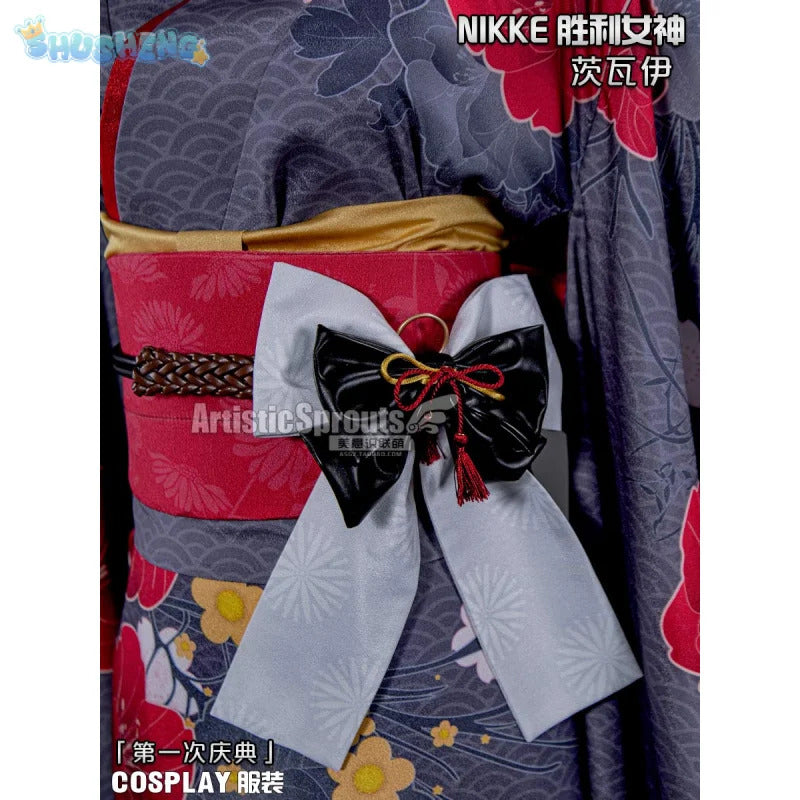 NIKKE:The Goddess of Victory Zwei Cosplay Costume Halloween party new kimono dress accessories props wig woman uniform set