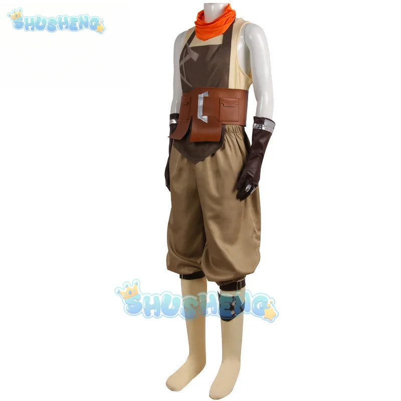 LoL Arcane Ekko Cosplay Costume The Boy Who Shattered Time Uniform Outfits Halloween Carnival Suit For Man And Women Shusheng