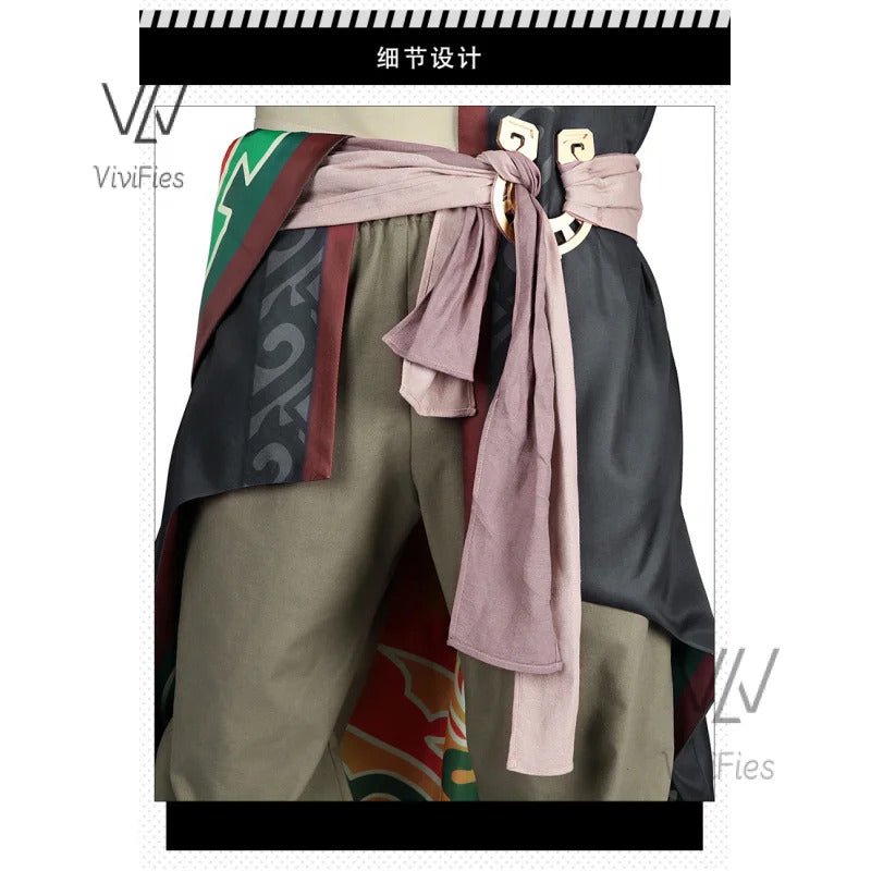 New Game Ganondorf Tears of the Kingdom Cosplay Costume Character Uniform Halloween Carnival Costume Complete Set Men Suit