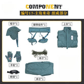 Mickey 17 Mickey Barnes Cosplay Costume Uniform Halloween Carnival Party Christmas Play Role Clothes Clothing for Men