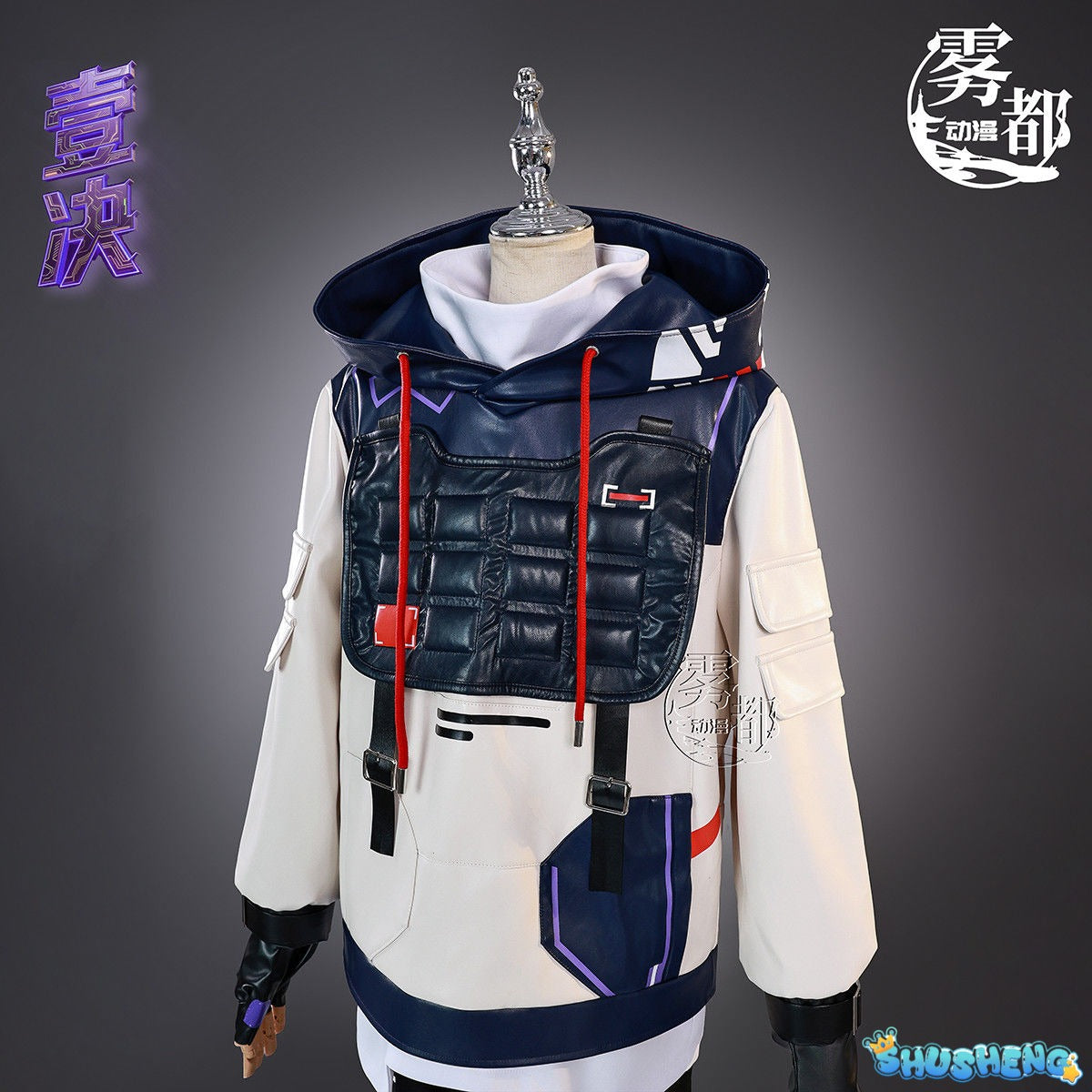 ISO Cosplay Fantasy Game Valorant Costume Disguise Adult Men Roleplay Fantasia Outfits Male Halloween Carnival Party Clothes