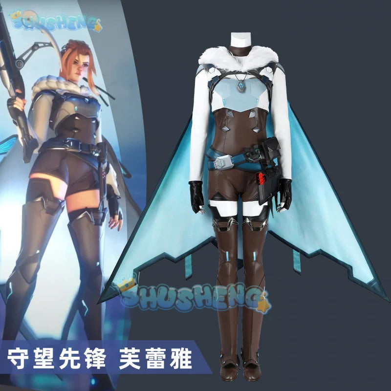 Overwatch Freyja Cosplay Costume Uniform Halloween Carnival Party Christmas Play Role Clothes Clothing for Women