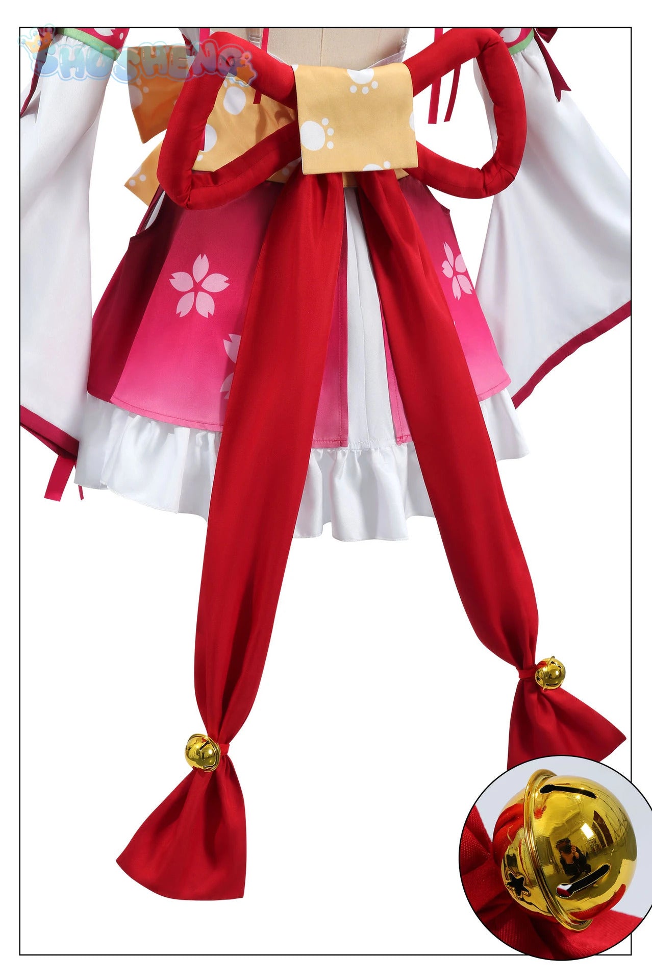 Virtual VTuber Sakura Miko Cosplay Hololive miko Costume Sexy Lolita maid dress wig prop set girls party Christmas gift elite