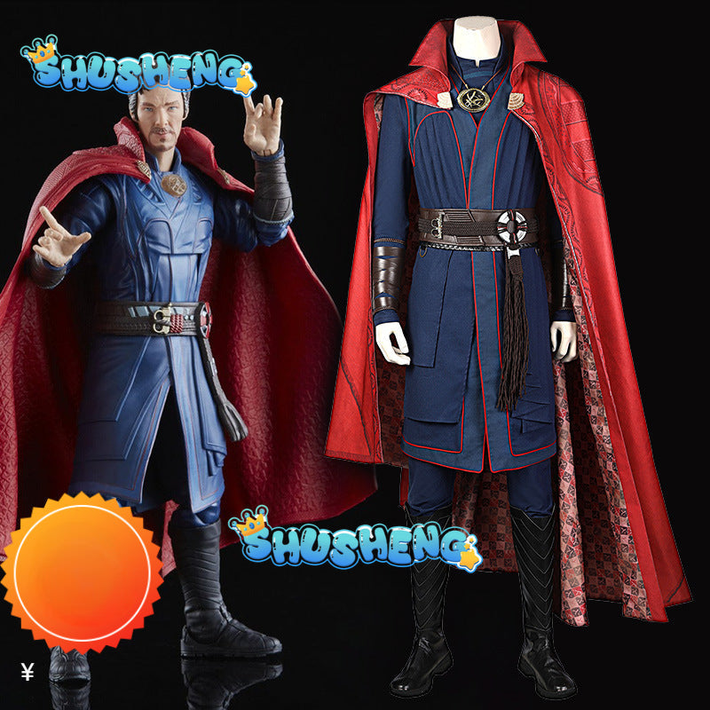 Doctor Strange 2 Multiverse of Stephen Strange Cosplay Costume Halloween party adult man size complete set
