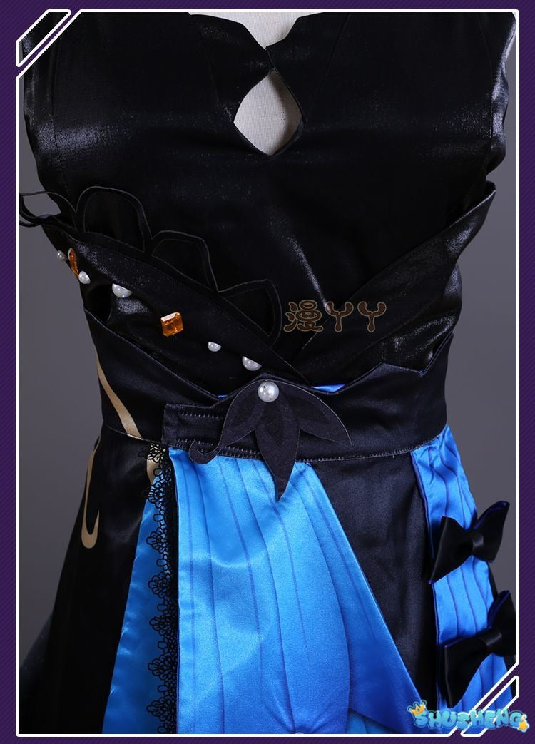 Genshin Impact New Skin Keqing Cosplay Costume Uniform Wig Anime Chinese Style Halloween Costumes Game Opulent Splendor