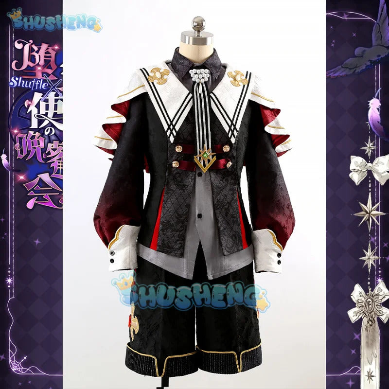 Ensemble Stars Suou Tsukasa Shinobu Sengoku Mashiro Tomoya Hanamura Fuyume Cosplay Costume Fallen Angel Uniform Halloween