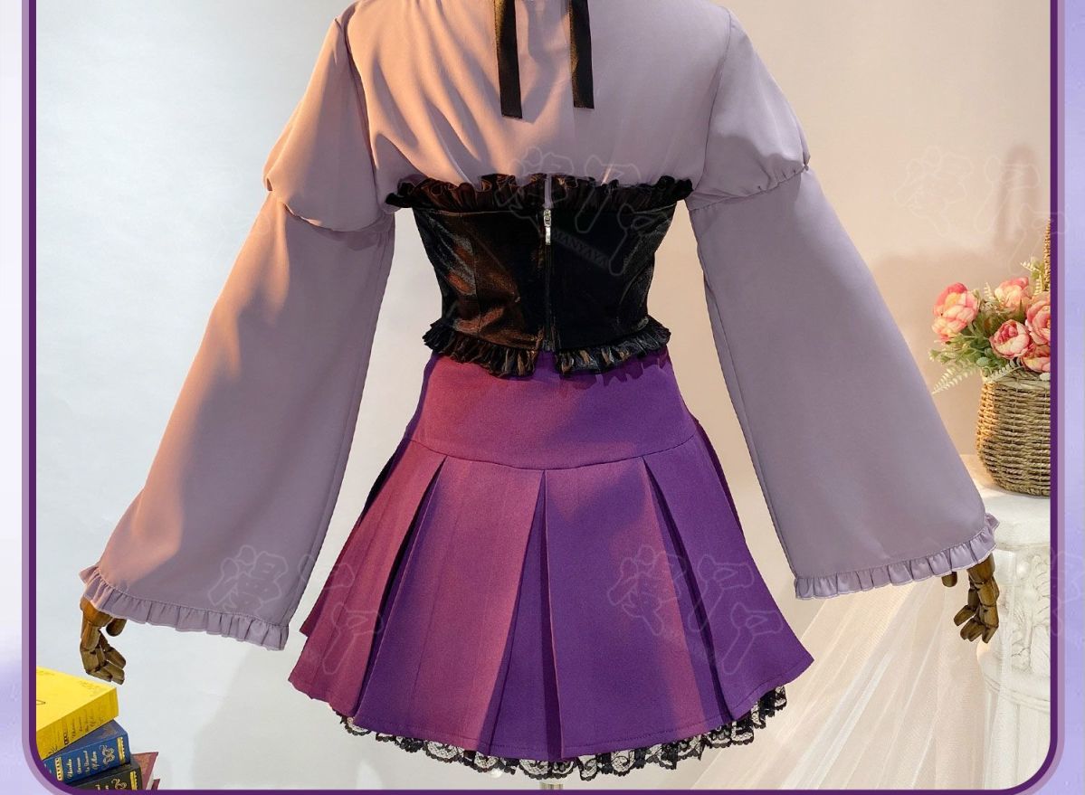 Takanashi Rikka Cosplay Costume Anime Love Chunibyo&Other Delusions Women Halloween Carnival Role Playing Dress Set