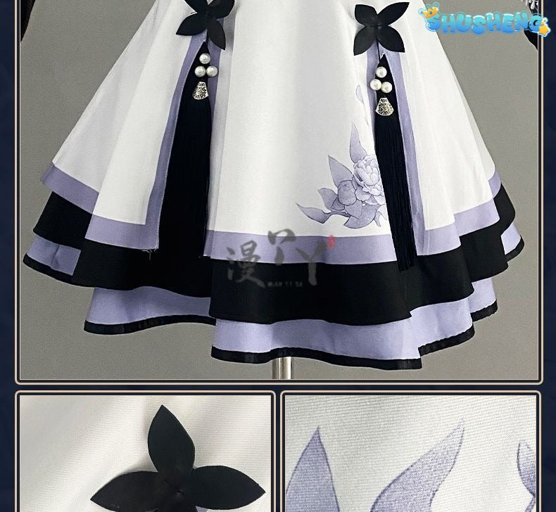 Vtuber Seren Azuma Game Suit Sweet Lovely Uniform Cosplay Costume Halloween Party Role Play Outfit Women