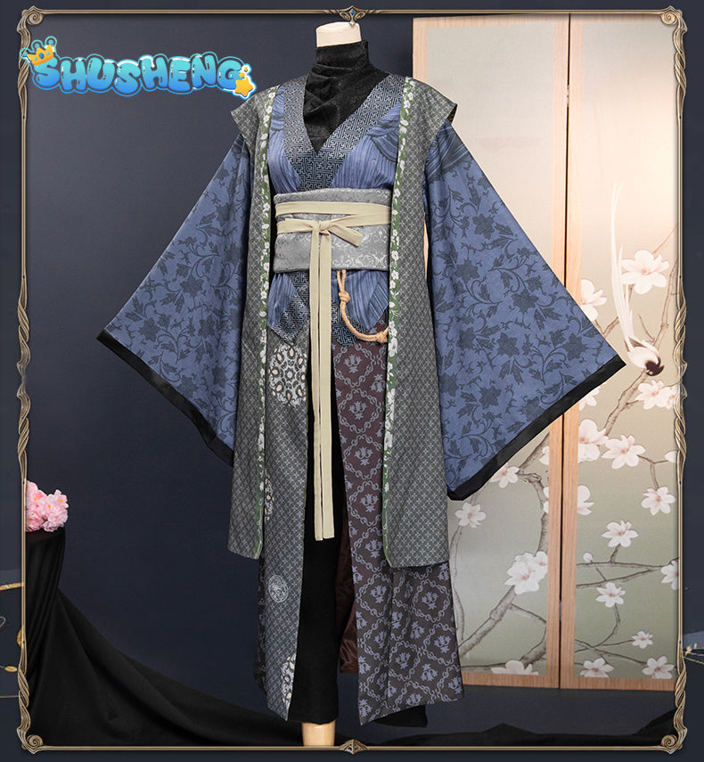 Black Myth Wukong Goblin Fourth Sister Cosplay Costume Game Uniform Hanfu Headwear Halloween Party for Women Props