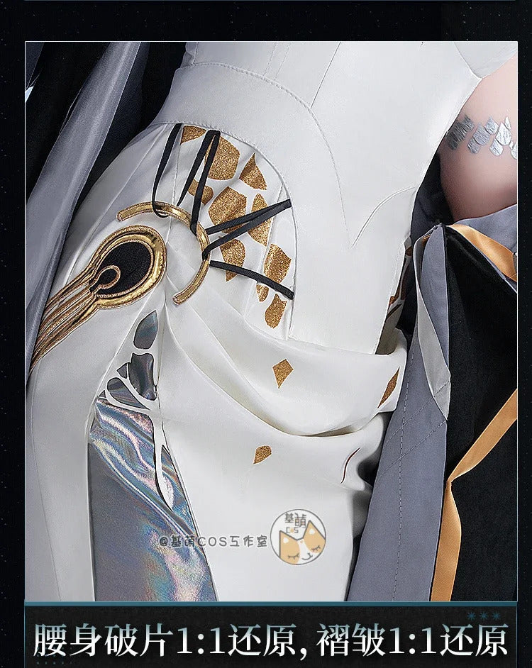 Reverse:1999 Hissabeth Cosplay Costume Uniform Halloween Carnival Party Christmas Play Role Clothes Clothing for Women