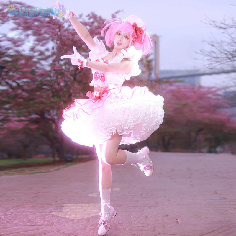 Hinamori Amu Anime Shugo Chara Cosplay Costume Wig skirt support accessories Halloween Christmas adult gift Cute Pink Lolita set