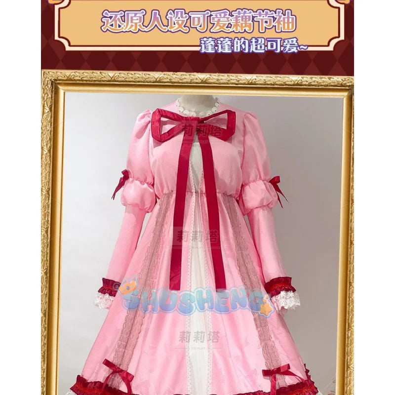 Anime Rozen Maiden Hinaichigo Souseiseki Cosplay Costume Halloween Carnival Sweet and Cute Lolita Dress and Accessories Girl Set