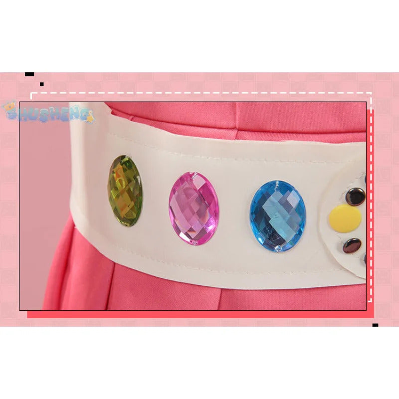 Powerpuff cos Girls Blossom Bubbles Buttercup Cosplay clothing Sweet Loli Hair accessories gloves props Halloween Uniform S-XXXL