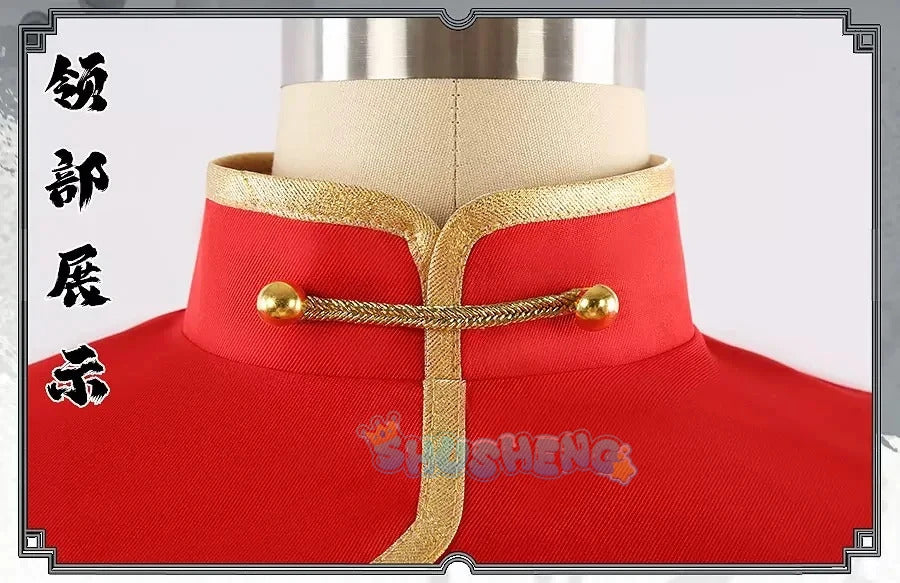 Shusheng Blue Archive Rumi ShanHaiJing Game Suit Lovely Dress Chinese Uniform Cosplay Costume Halloween Party Role Play Outfit