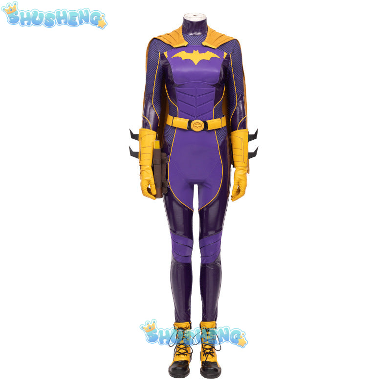 Game Gotham Knights Batgirl Cosplay Costumes Woman Superhero Zentai Suit Halloween Bodysuit Adults Outfit Jumpsuit