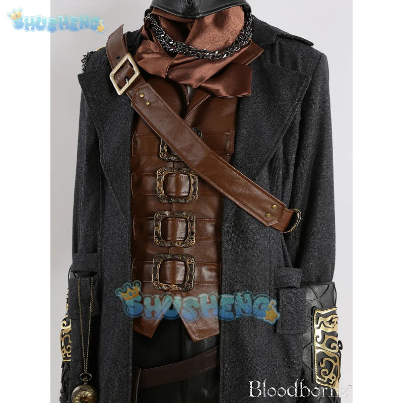 Gehrman Hunter Cosplay Costume Game Bloodborne Uniform Halloween Carnival Party Christmas Play Role Clothes Clothing for Men