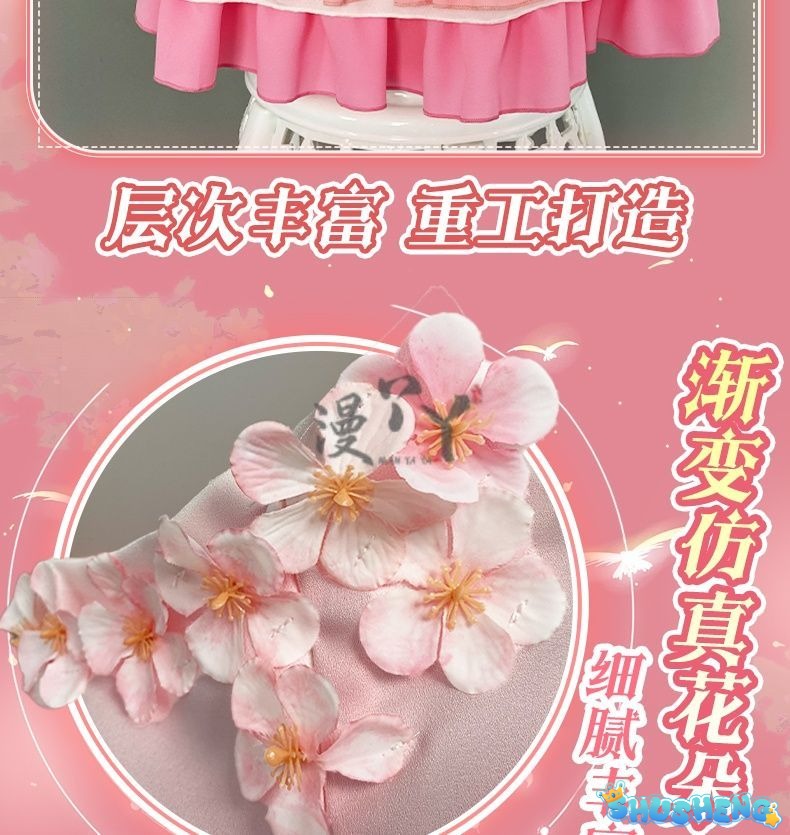 Anime Yosuga No Sora Kasugano Sora Cosplay Costume Girl Sweet Lolita Dress Pajamas Summer Nightgown Ruffle Nightwear Clothes