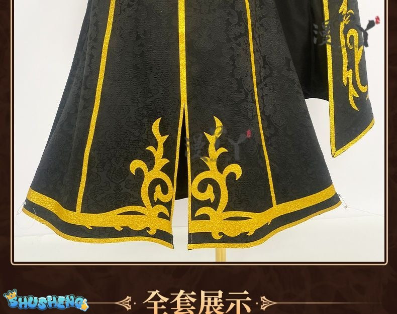 Seer Eli Clark Cosplay Costume Identity V Game Suit Mysterious Uniform With Mask Halloween Party Role Play Outfit