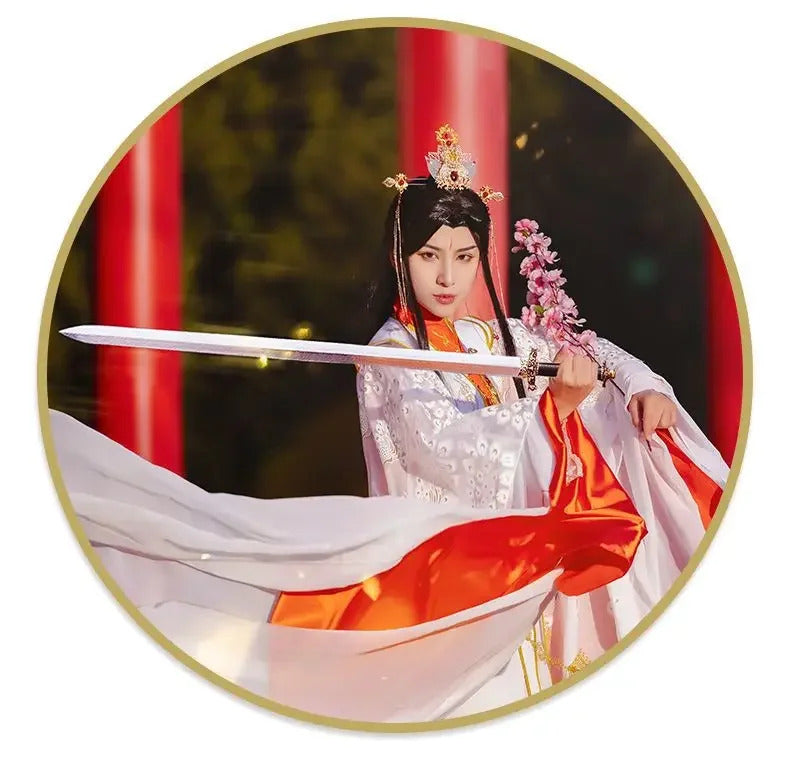 Shusheng-R Novel Heaven Official's Blessing Xie Lian Cosplay peacock Costume Halloween Carnival Chinese Style Fashion Hanfu Dress Man Set