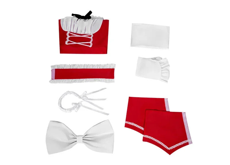 Anime EVA Asuka Langley Soryu Ayanami Rei Cosplay Costume Halloween Party Sweet Maid Uniform Dress Socks Headwear Prop Woman Set
