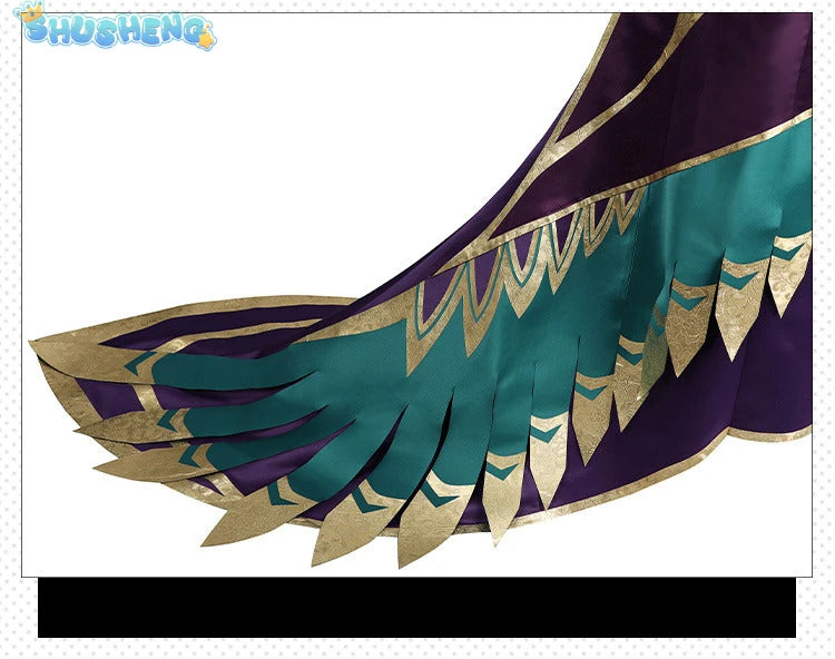 Game LOL Morgana Cosplay Costume Dress Set Women Coven Morgana Fashion Dress With Accessories Outfits Halloween Costume