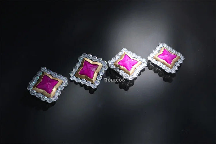 Shusheng-N Game LOL Prestige Crystal Rose Lux Cosplay Costume Game LOL Lux Cosplay Outfit Halloween Women Suit New Skin