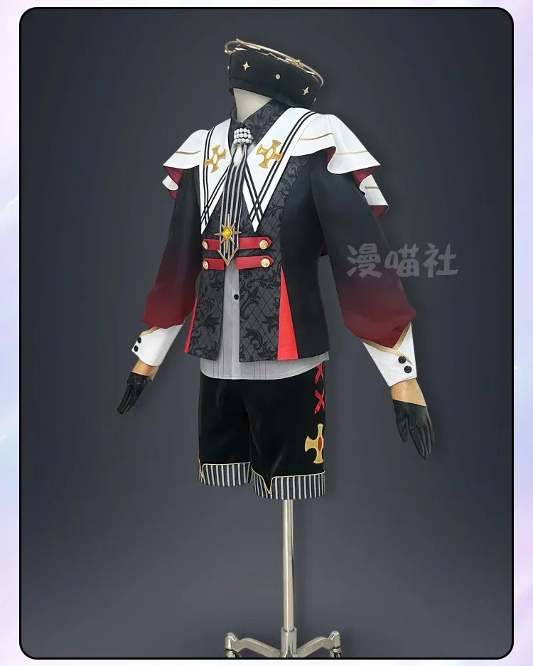 Together Stars!Suo Tsukasa Mashiro Tomoya Sengoku Shinobu Hanamura Fuyume Cosplay Costume Uniform Halloween Carnival Party